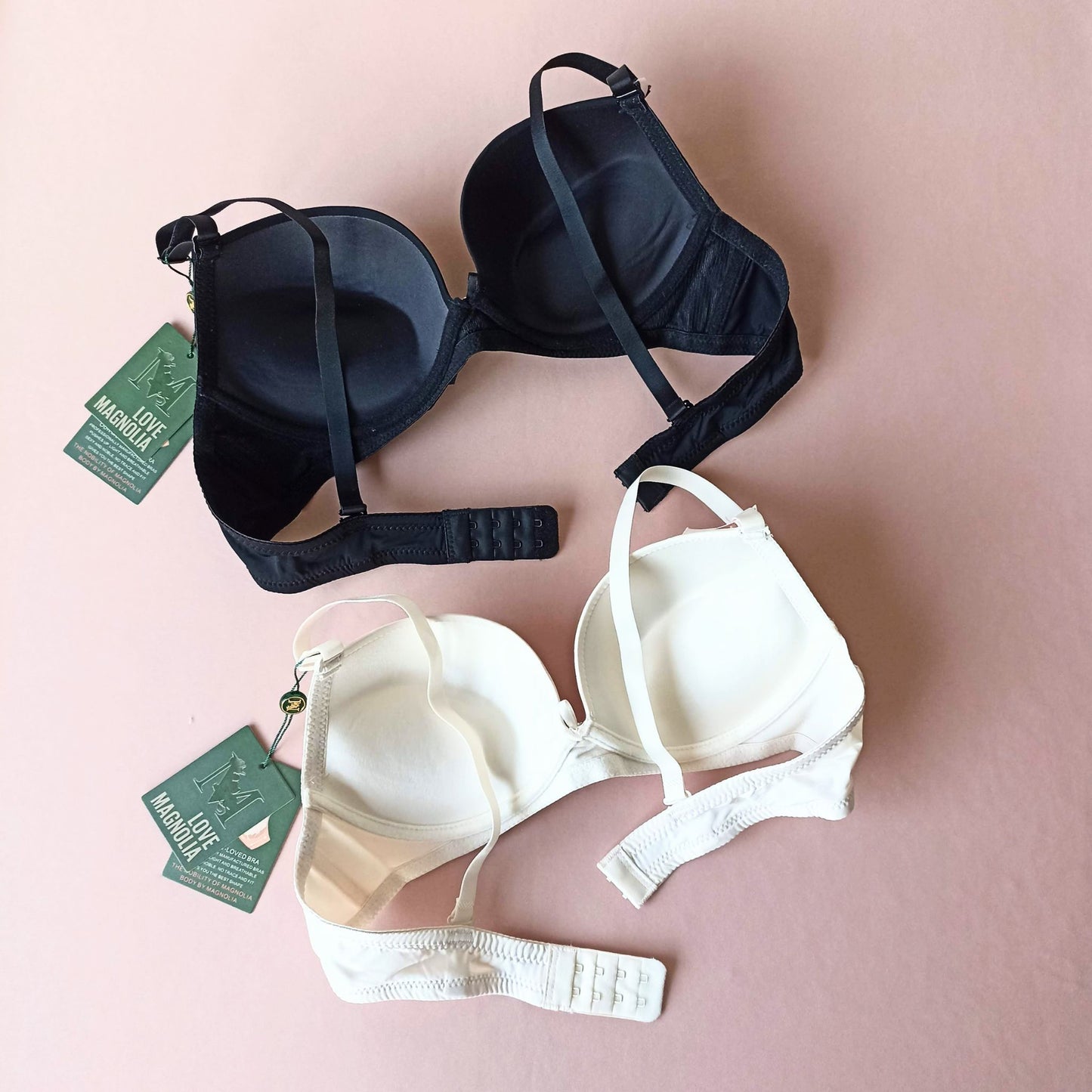 Lygi liemenėlė su silikono push-up, juoda (80B/C)
