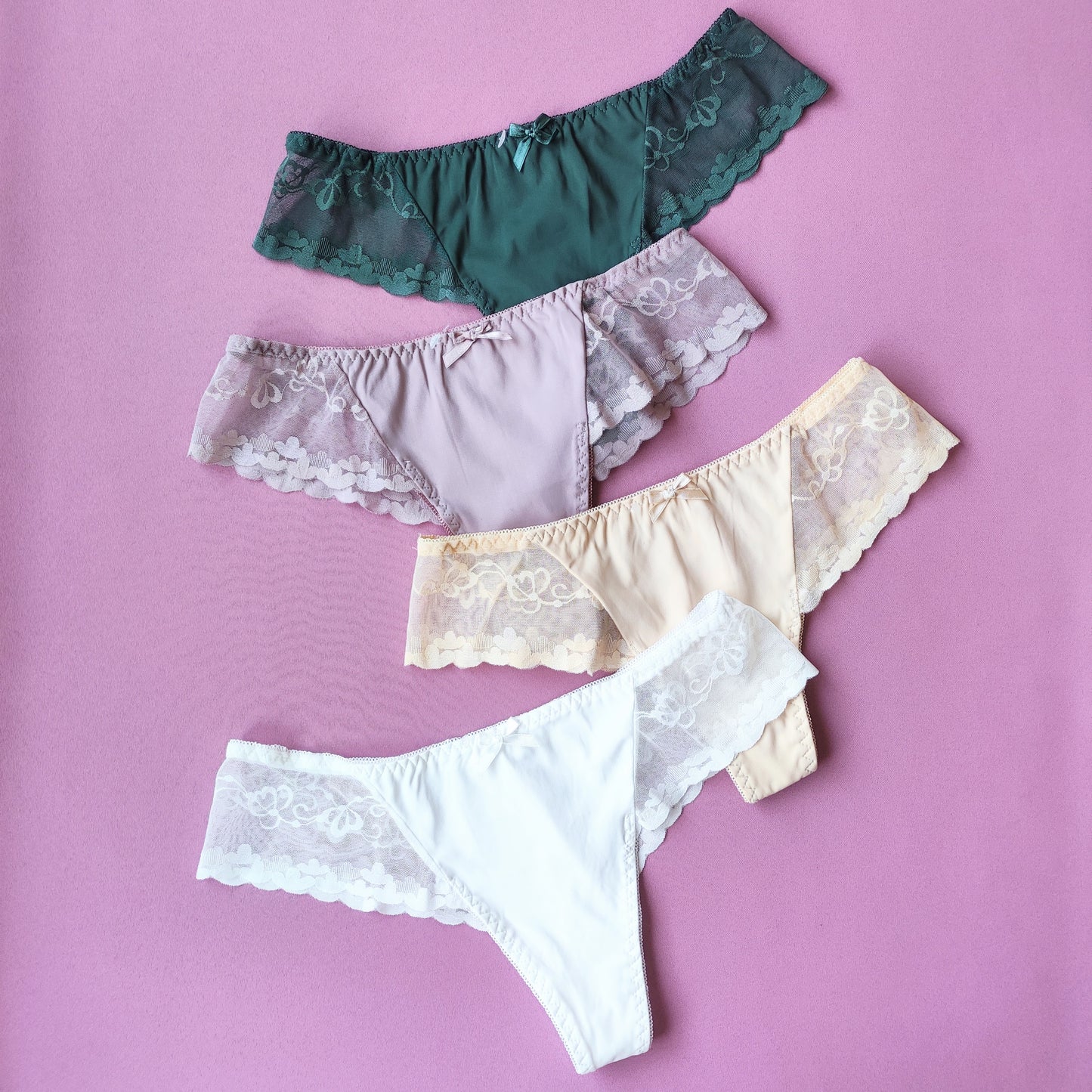 Minkštų nėrinių tamprios brazilian siaurykės (XL)