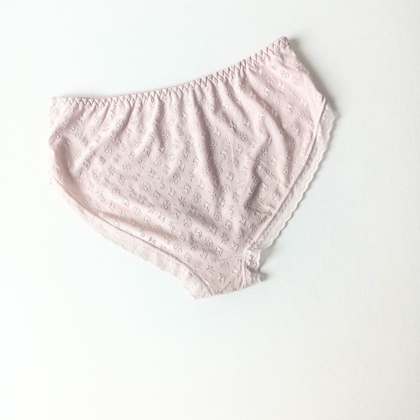 Elastingos aukšto juosmens kelnaitės, šviesiai rausva (L/XXL)