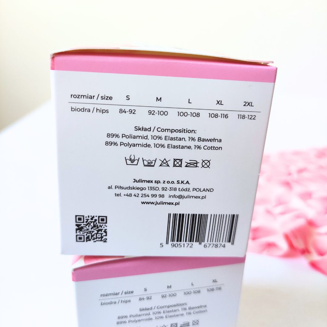 Ryškaus rašto brazilian kelnaitės Rose Flakes, klasikinis juosmuo (XL)