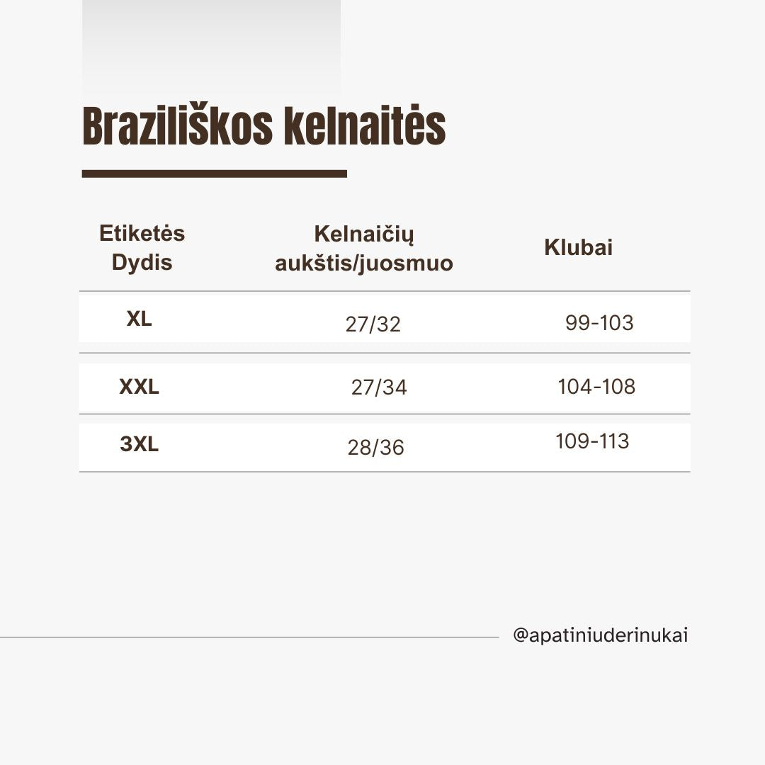 Braziliškos kelnaitės dovanų įpakavime, mėlyna (XL)
