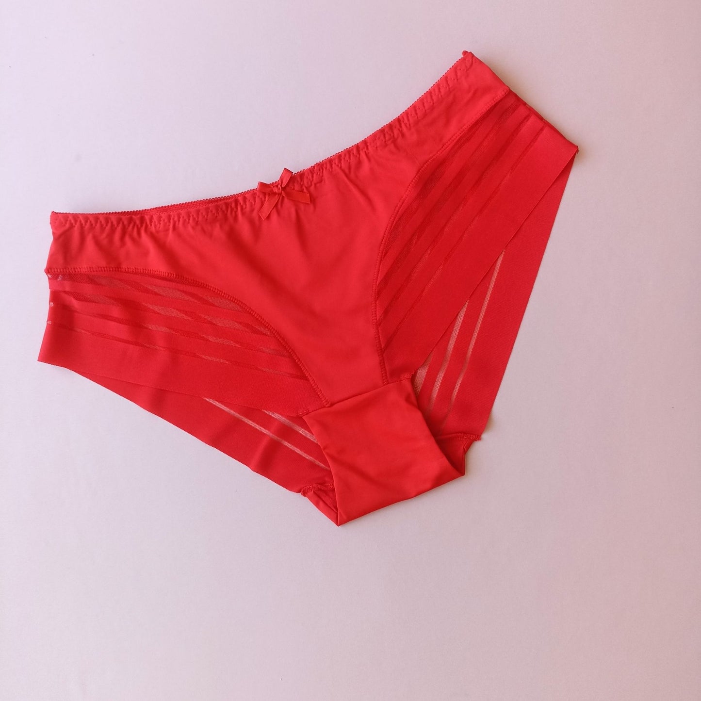 Elastingos patogios kelnaitės su tinkliuku, raudona (L-XXL)