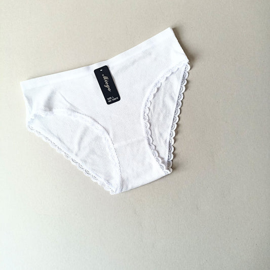 Medvilninės kelnaitės, baltos(L-XXL)