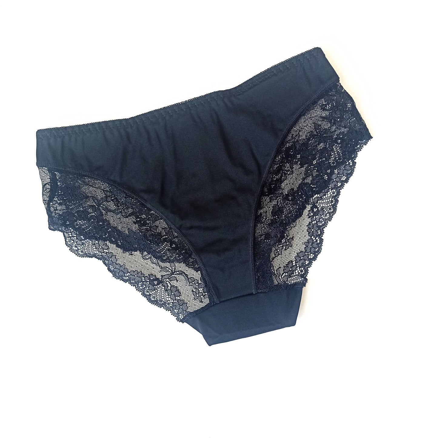 Puošnios nėriniuotos kelnaitės, juodos (XL-XXL)