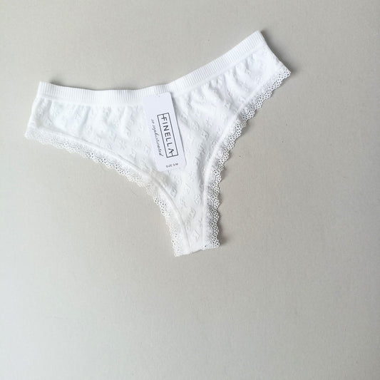 Elastingi brazilian stingai, balta (S-XL)
