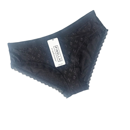 Elastingos bikinio kelnaitės, juoda (S/M)