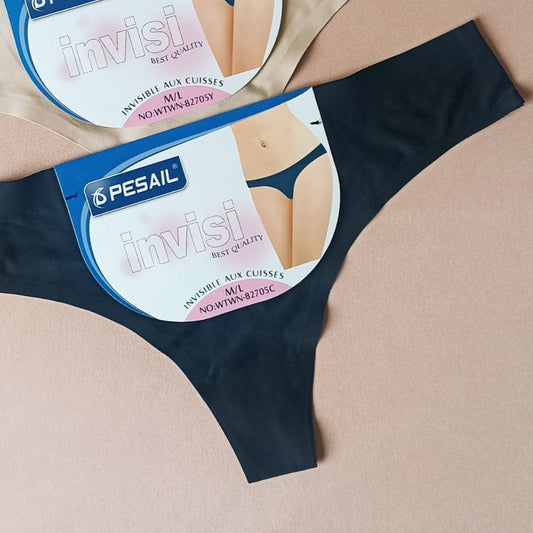 Besiūliai moteriški stringai, juoda (M-XXL)