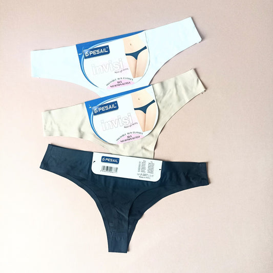 Besiūliai moteriški stringai, 3 vnt. (M-XXL)
