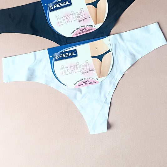 Besiūliai moteriški stringai, balta (M-XXL)