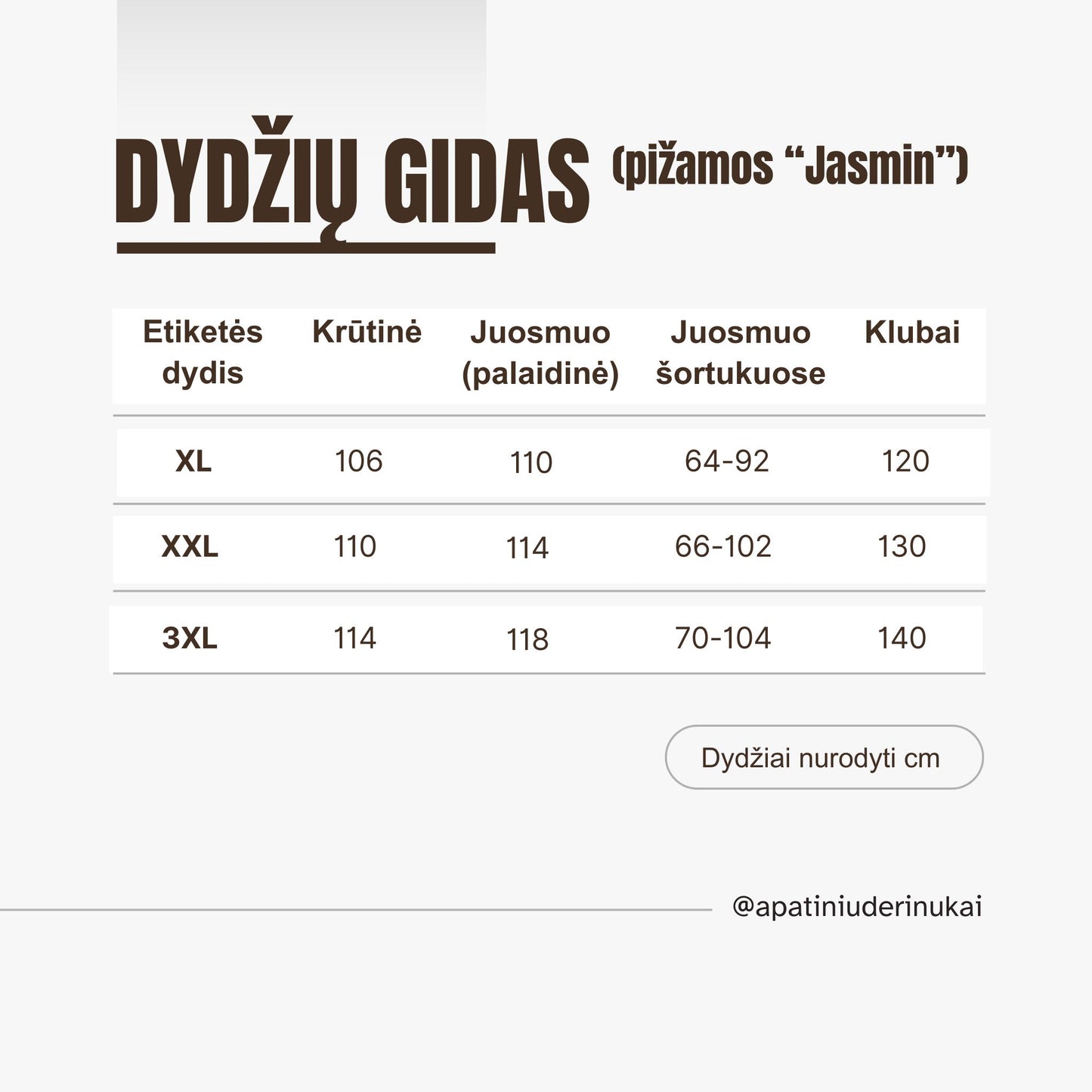 Atlasinė didesnio dydžio pižama, mėlyna (XL-3XL)