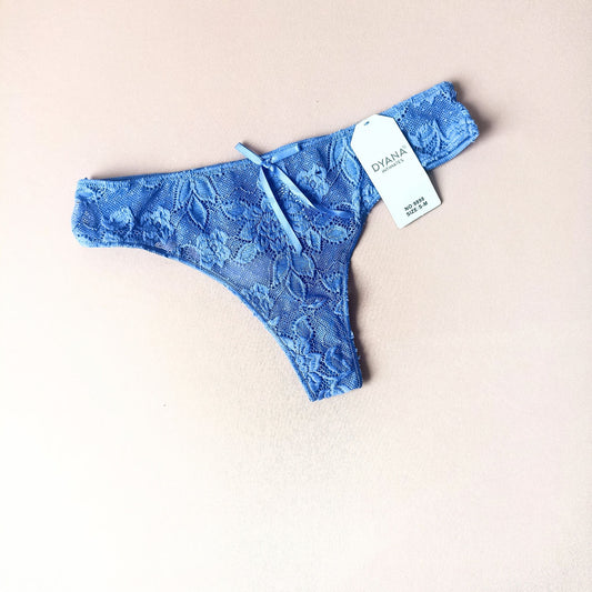 Nėriniuotos siaurikės, mėlyna (S-XL)